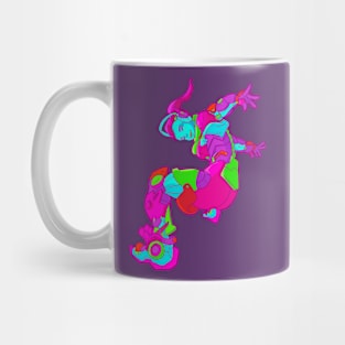 Neon girl Mug